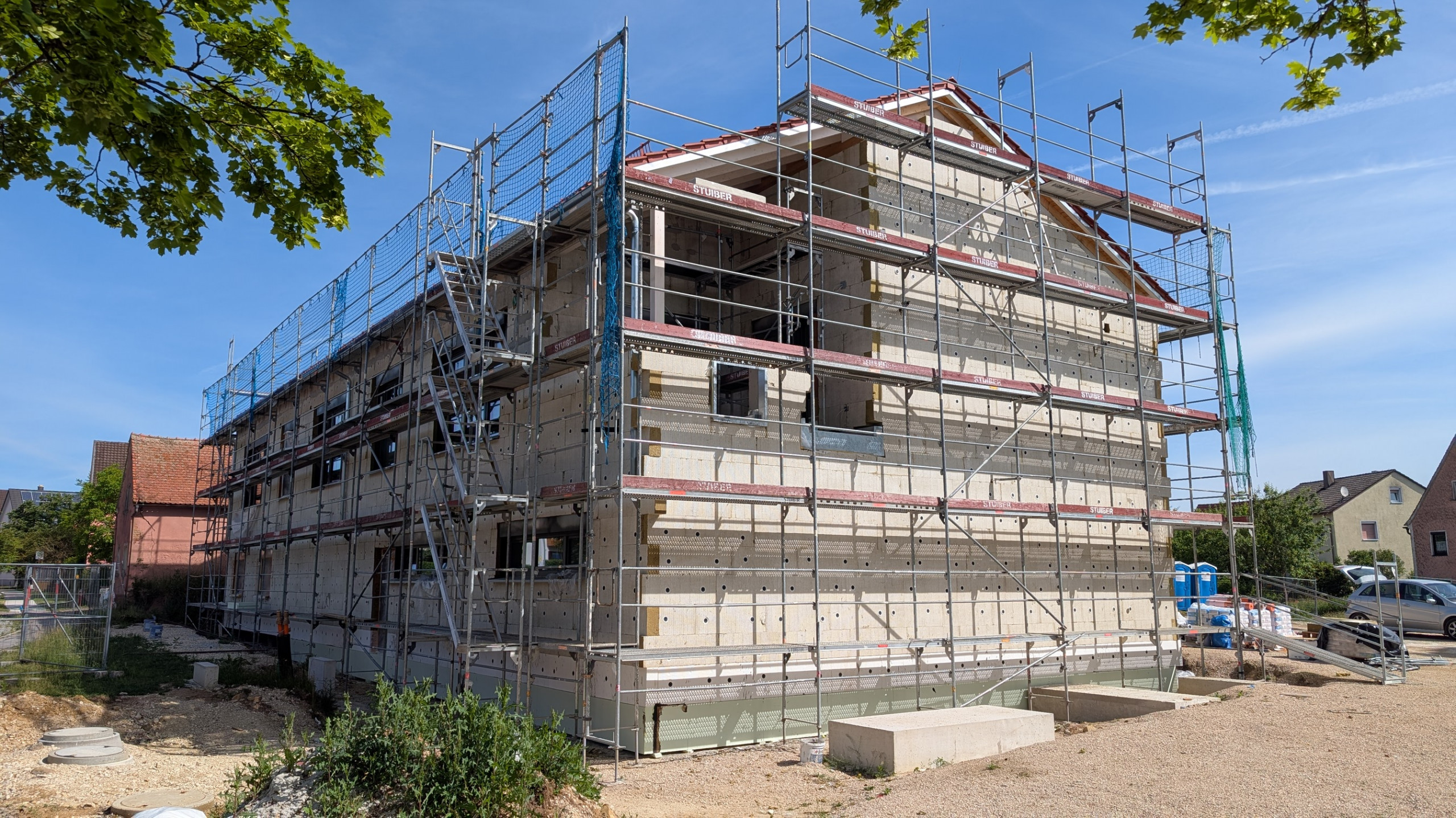 Neubau Kindergarten Unterschwaningen, Stand 08.06.2026